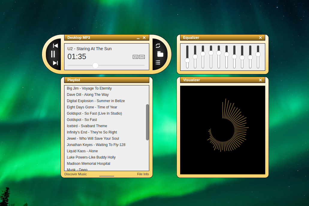 Desktop MP3 screenshot
